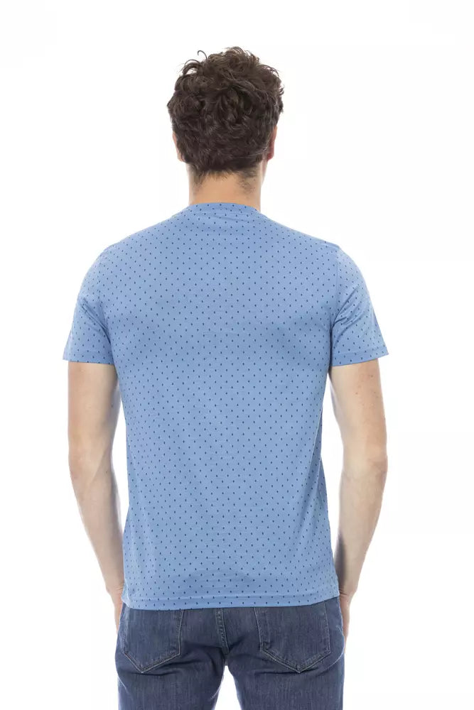 Baldinini Trend Lichtblauw Katoenen Heren T-Shirt