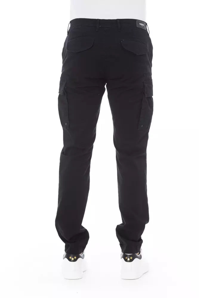 Baldinini Trend Cargo Broek in het Zwart - Stretchtekstielmix