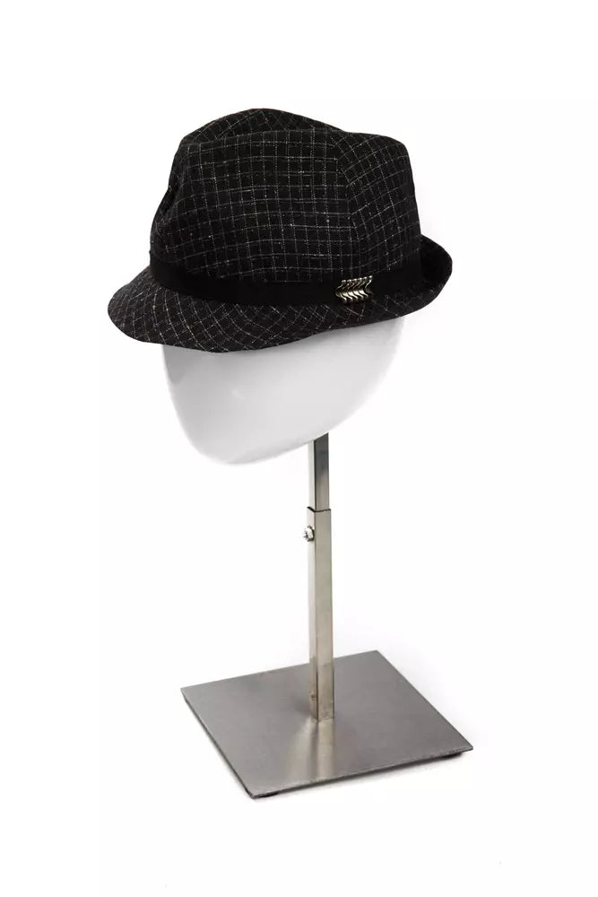 Chapeau pour femme en laine vierge noire de BYBLOS