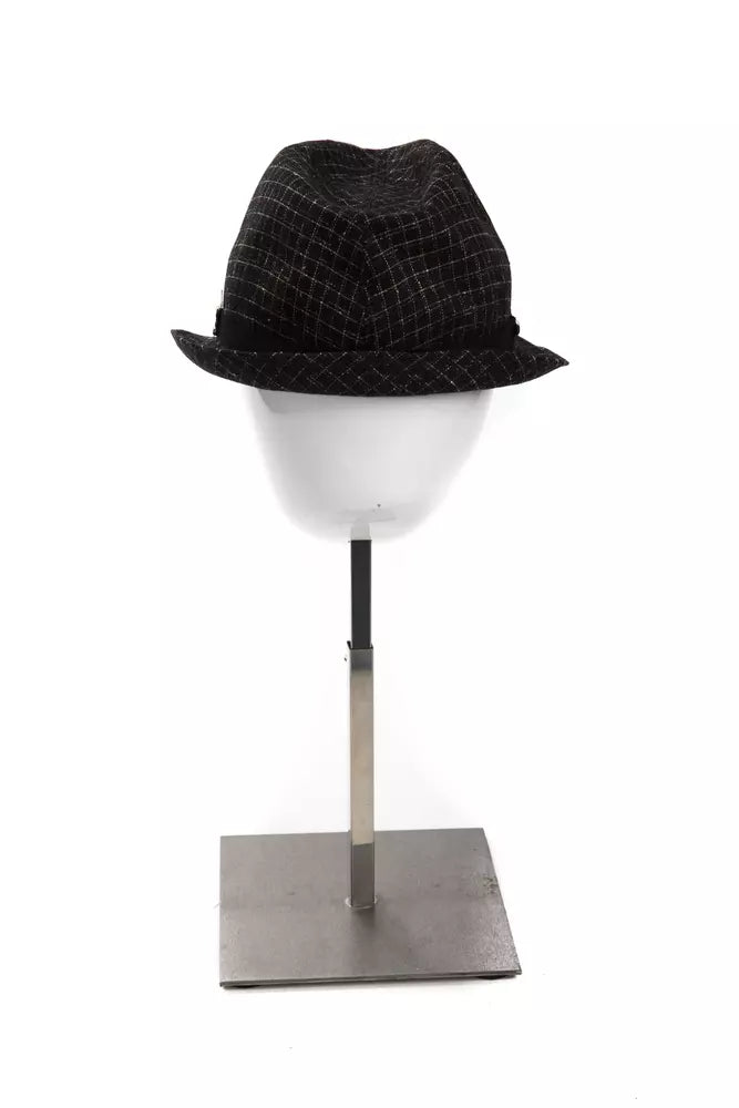 Chapeau pour femme en laine vierge noire de BYBLOS