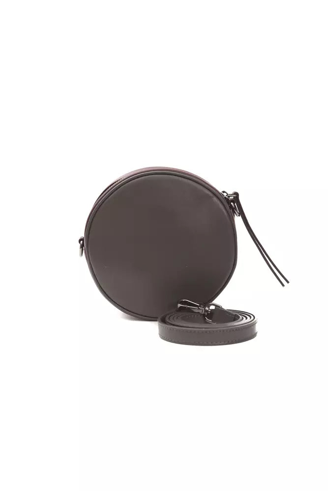 Sac bandoulière Pompei Donatella en cuir bordeaux pour femme