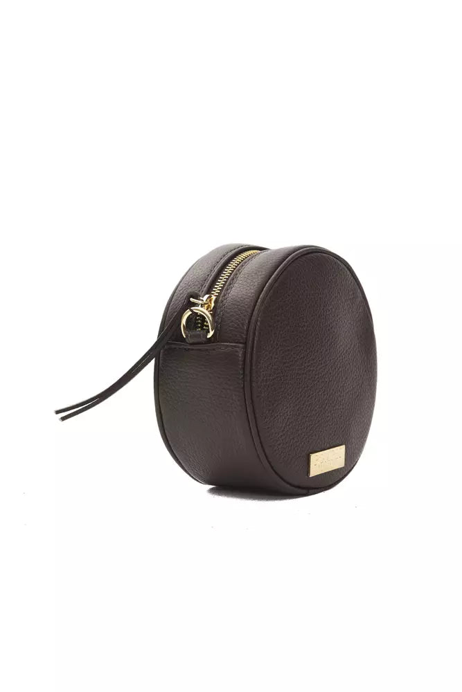 Sac bandoulière Pompei Donatella en cuir marron pour femme