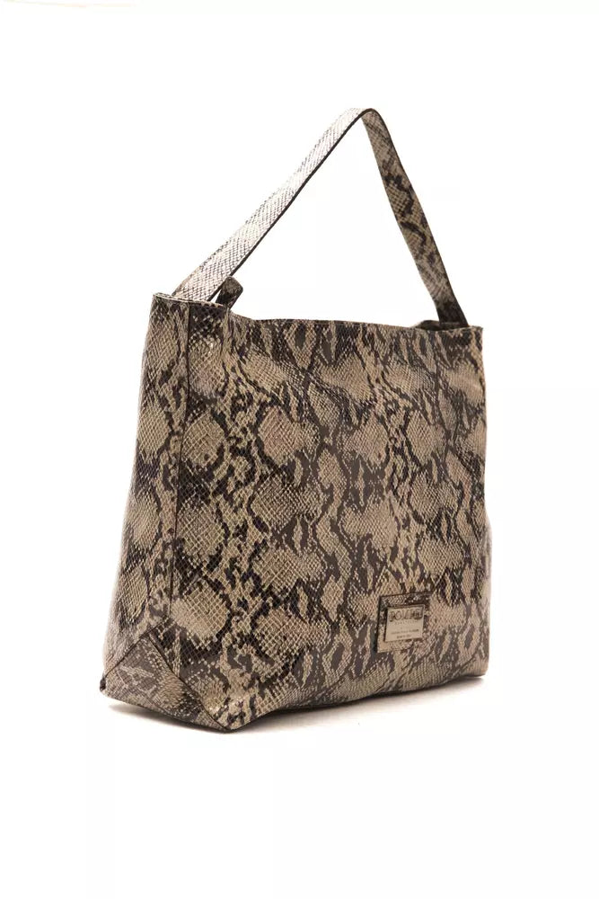 Sac à bandoulière Pompei Donatella en cuir marron pour femme