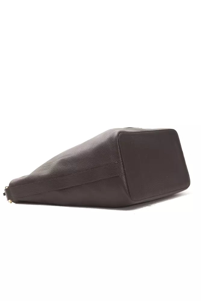 Sac à bandoulière Pompei Donatella en cuir marron pour femme