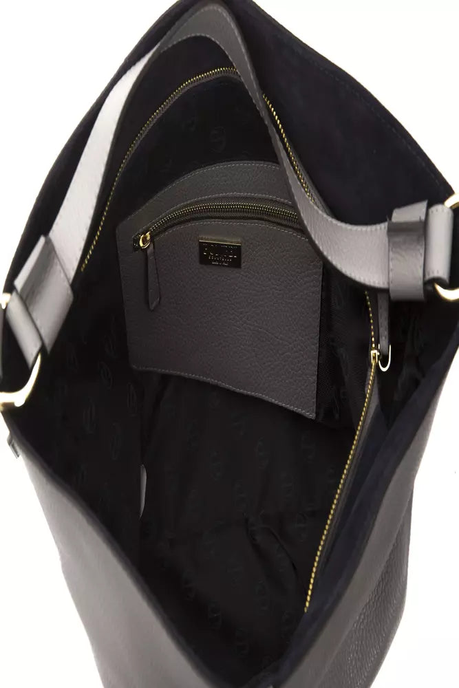 Sac à bandoulière Pompei Donatella en cuir gris pour femme
