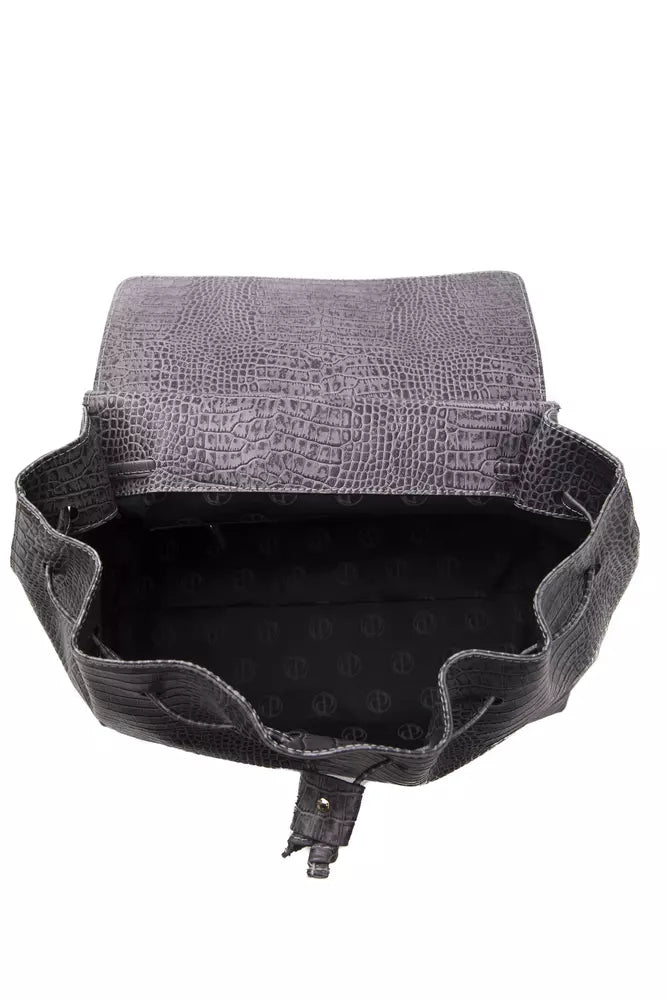 Sac à bandoulière Pompei Donatella en cuir gris pour femme