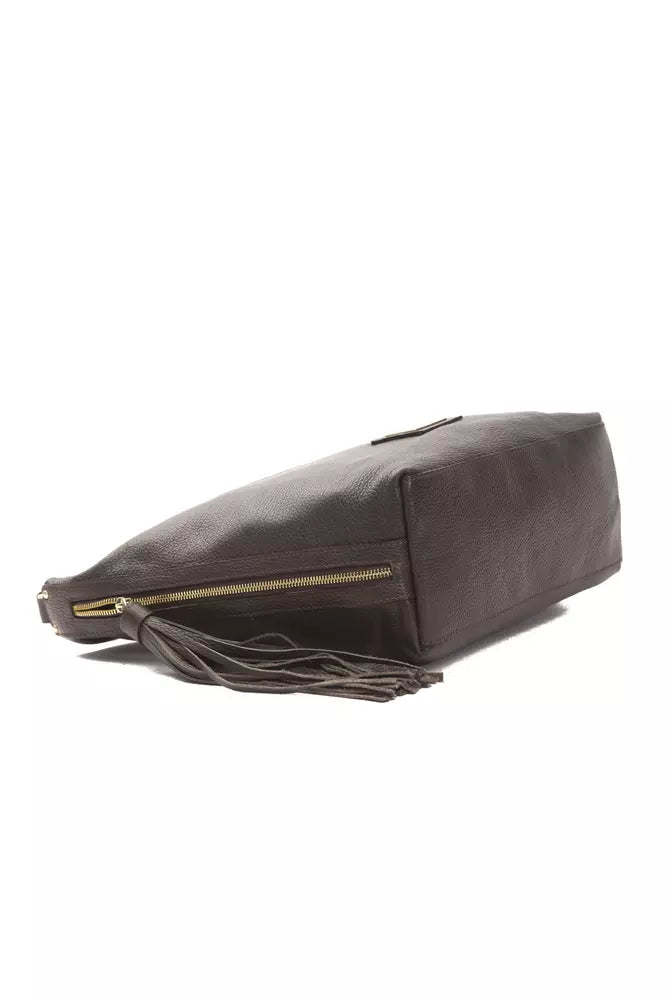 Sac à bandoulière Pompei Donatella en cuir marron pour femme
