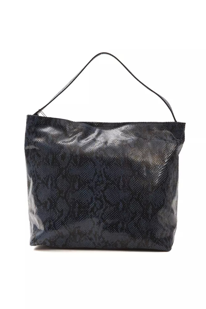 Sac à bandoulière Pompei Donatella en cuir bleu pour femme