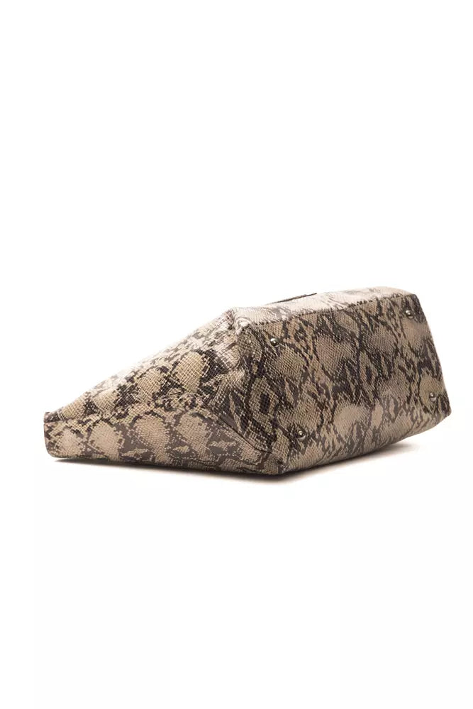 Sac à bandoulière Pompei Donatella en cuir marron pour femme