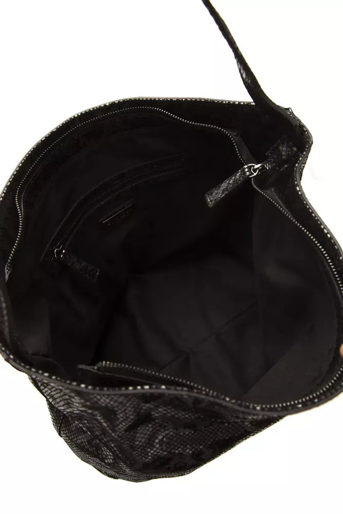 Sac à bandoulière Pompei Donatella en cuir gris pour femme