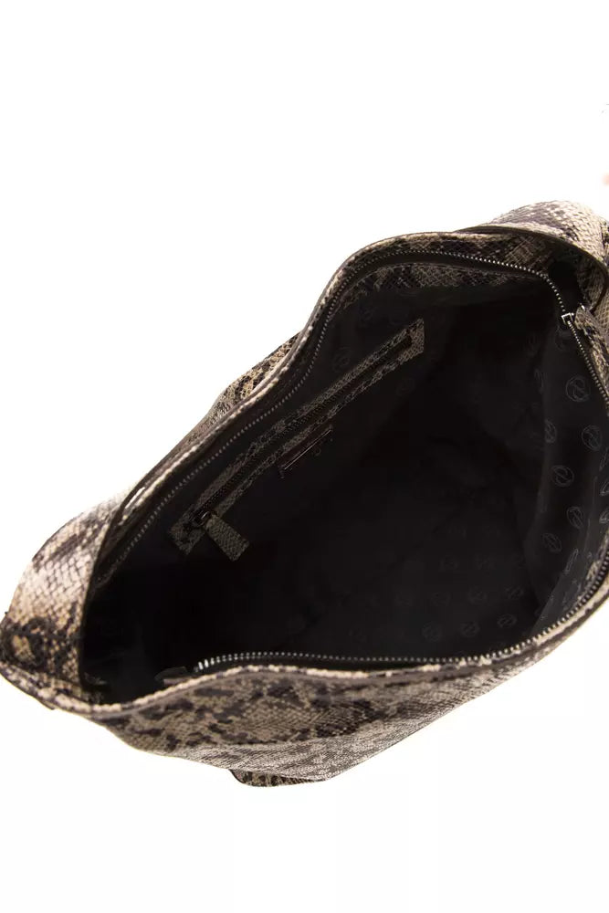Sac à bandoulière Pompei Donatella en cuir marron pour femme