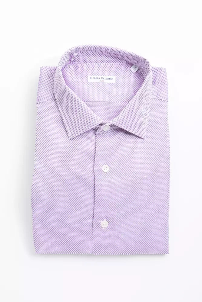 Chemise homme en coton multicolore de Robert Friedman