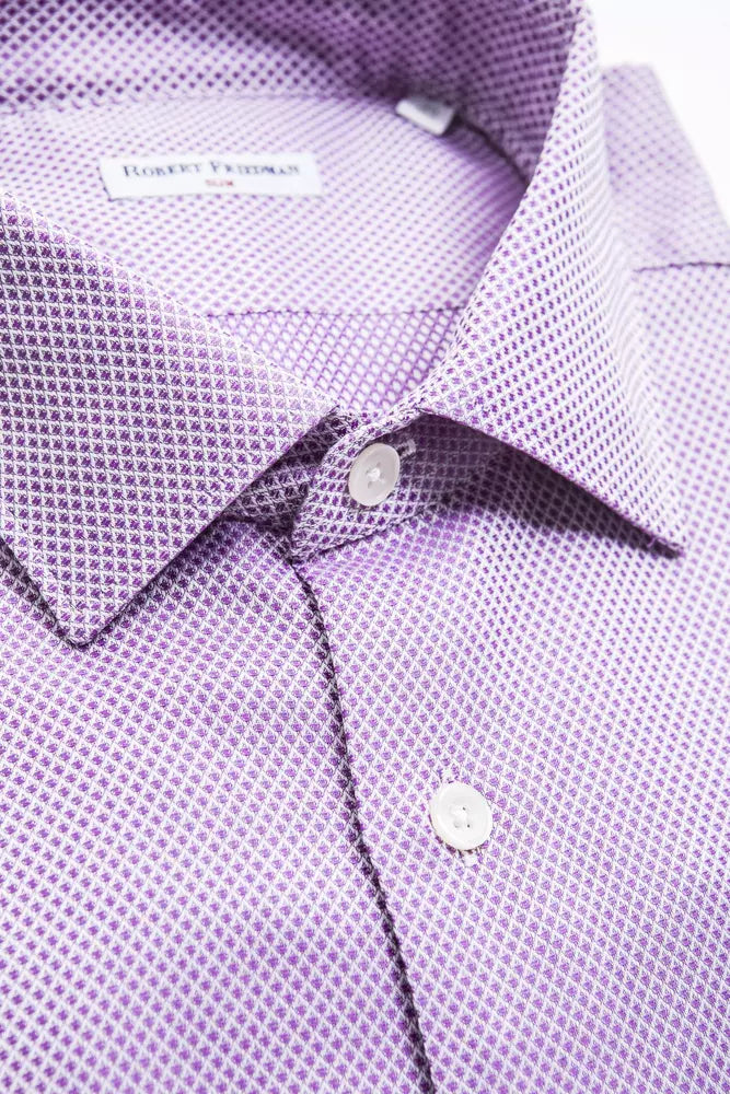 Chemise homme en coton multicolore de Robert Friedman