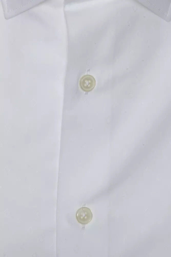 Chemise homme en coton blanc Robert Friedman