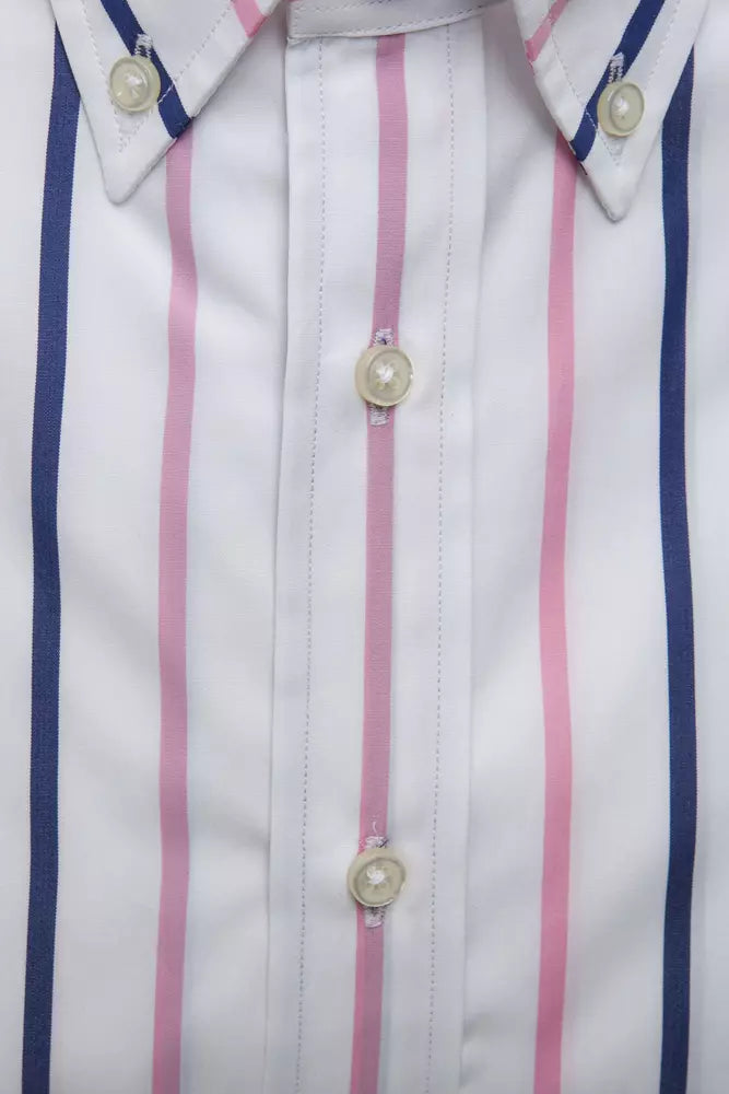 Chemise homme en coton blanc Robert Friedman