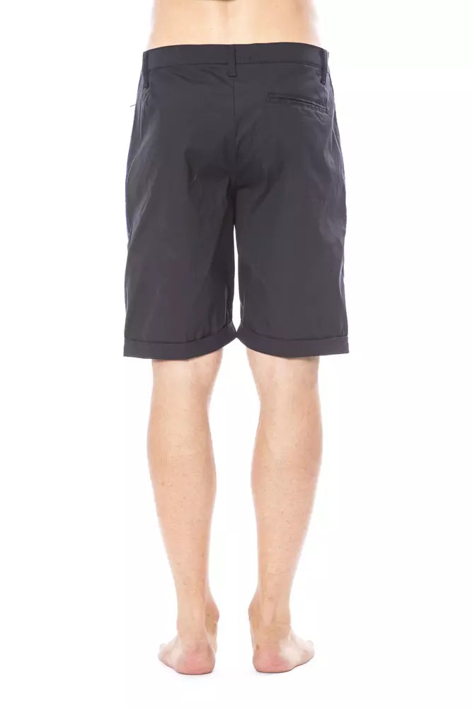 Short en coton noir pour homme Verri
