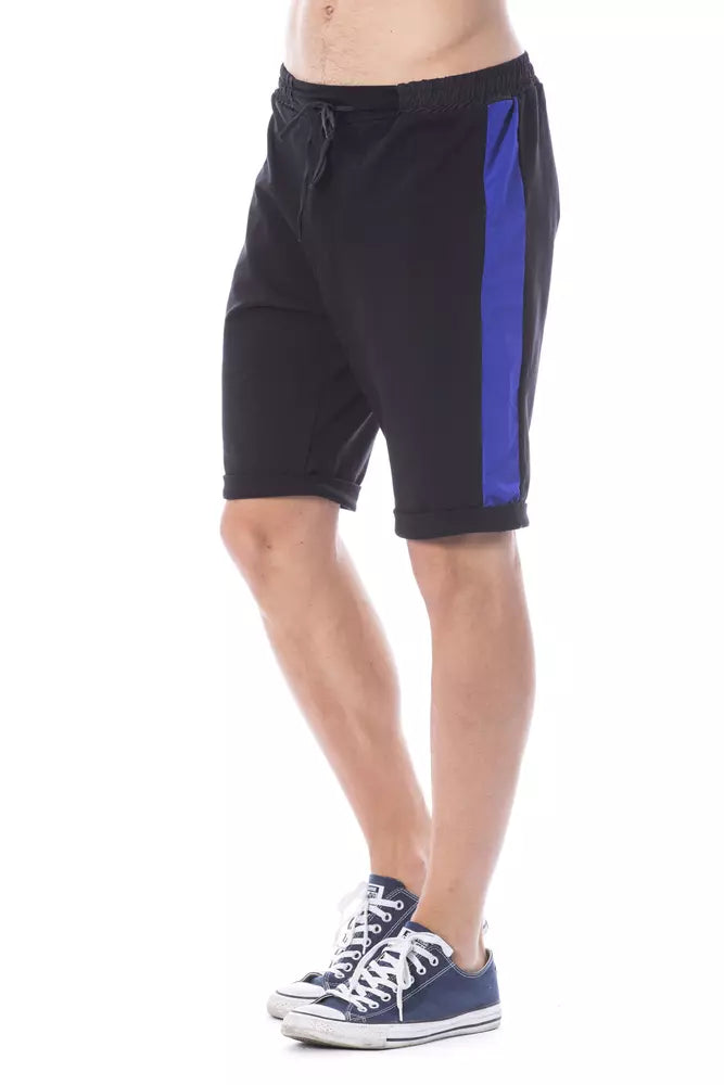 Short en coton noir pour homme Verri
