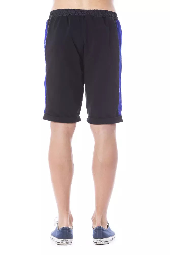 Short en coton noir pour homme Verri