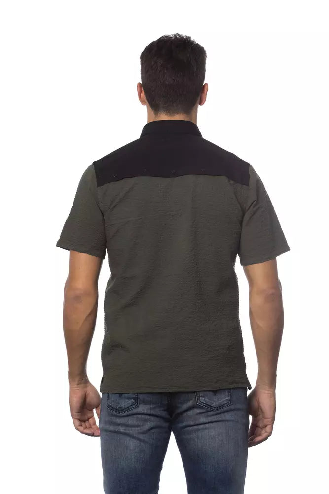 Chemise homme en coton Verri Army