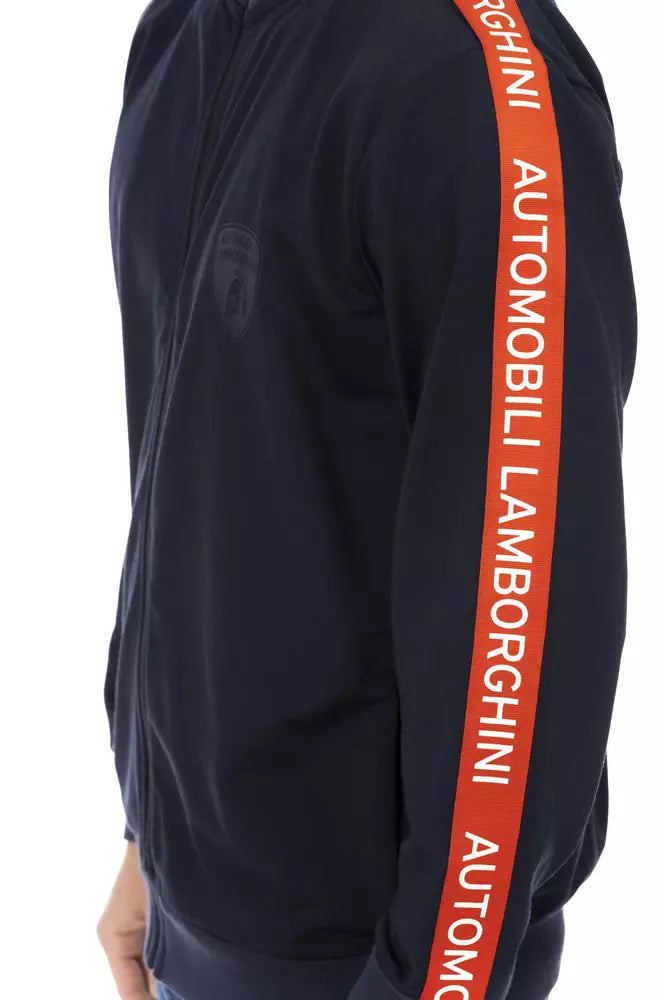 Automobili Lamborghini Blauw Polyester Heren Sweatshirt