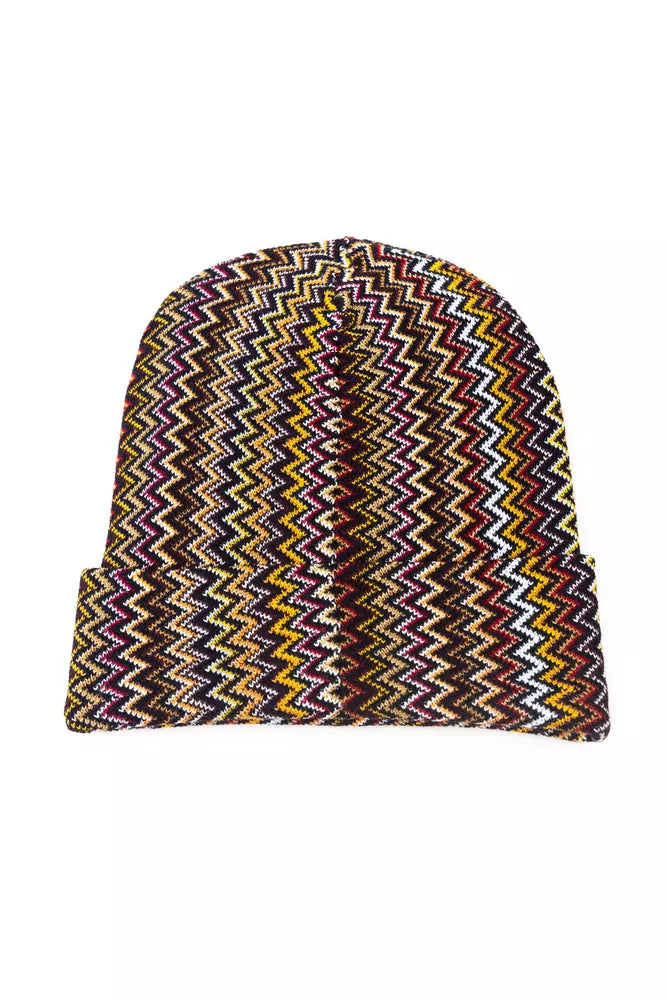 Chapeau homme en laine multicolore Missoni