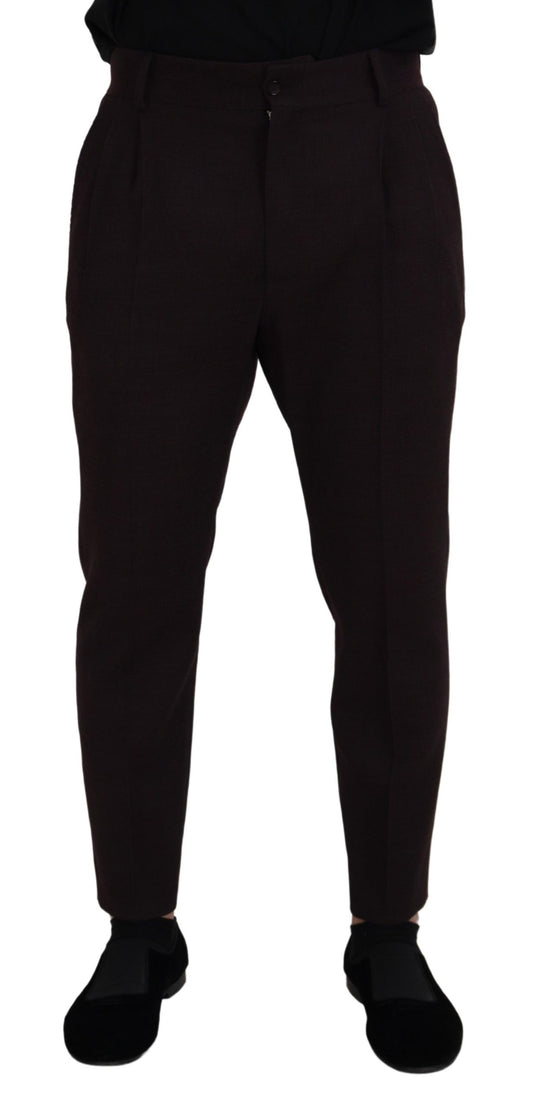 Dolce & Gabbana bruine katoenen chino broek voor heren