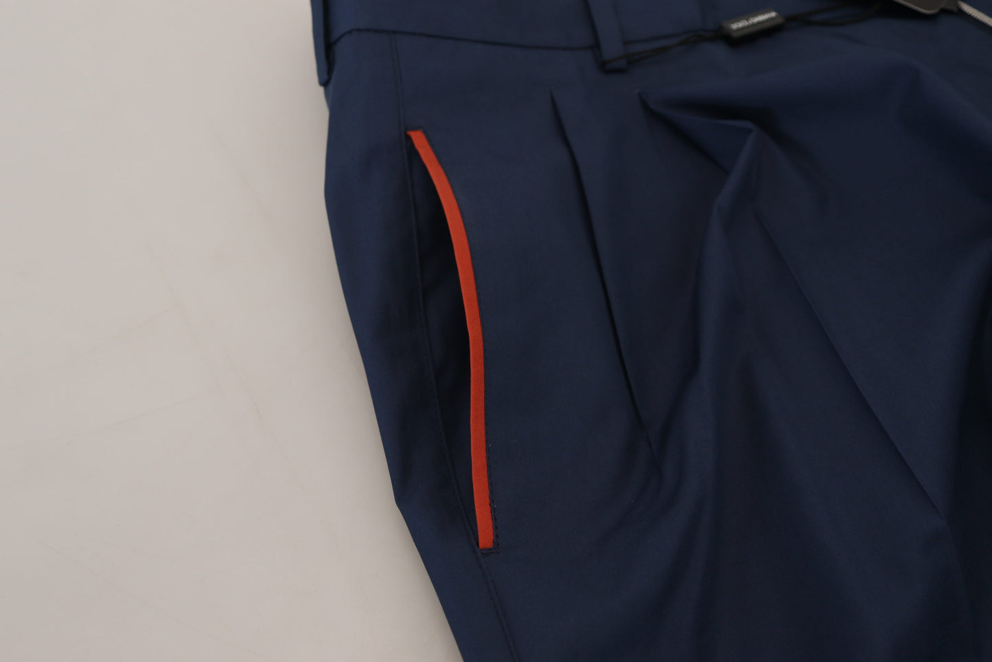 Dolce & Gabbana blauwe katoenen chino broek voor heren
