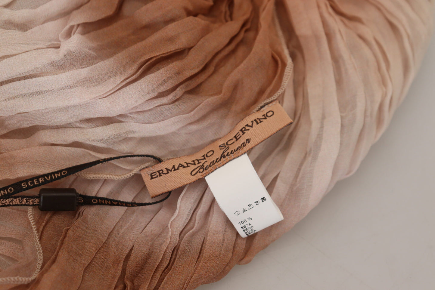 Ermanno Scervino Foulard châle en soie multicolore