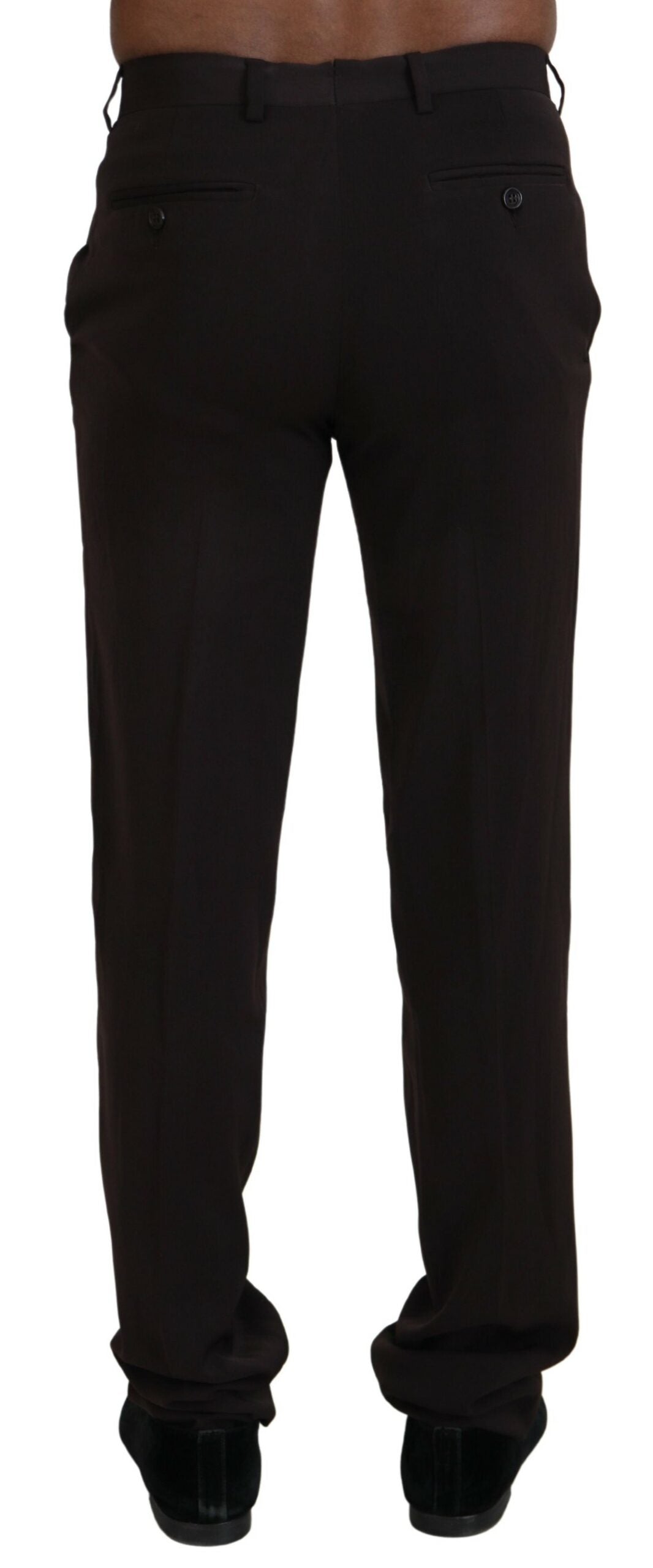 Pantalon habillé droit pour homme marron de BENCIVENGA