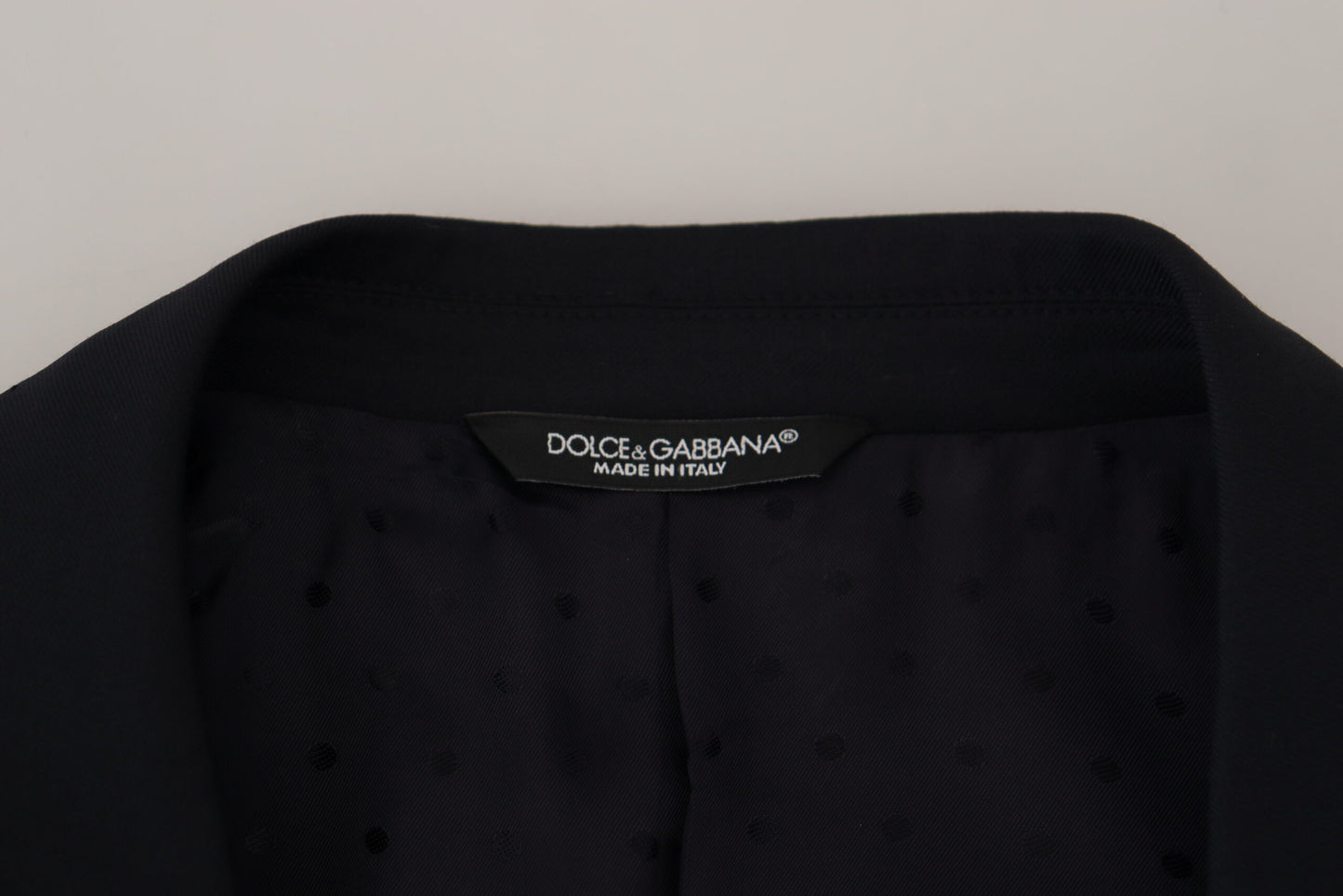 Dolce & Gabbana Blazer Sicilia en laine bleu foncé pour homme