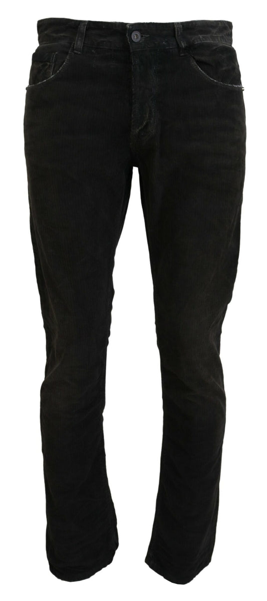 Costume National grijze katoenen corduroy casual jeans voor heren