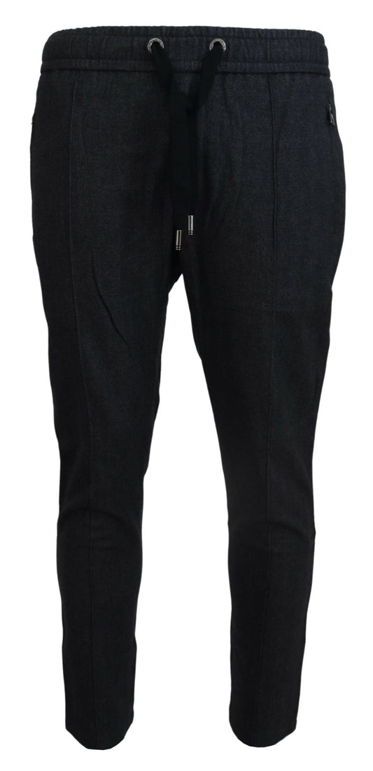 Dolce & Gabbana grijze joggingbroek van katoen voor heren