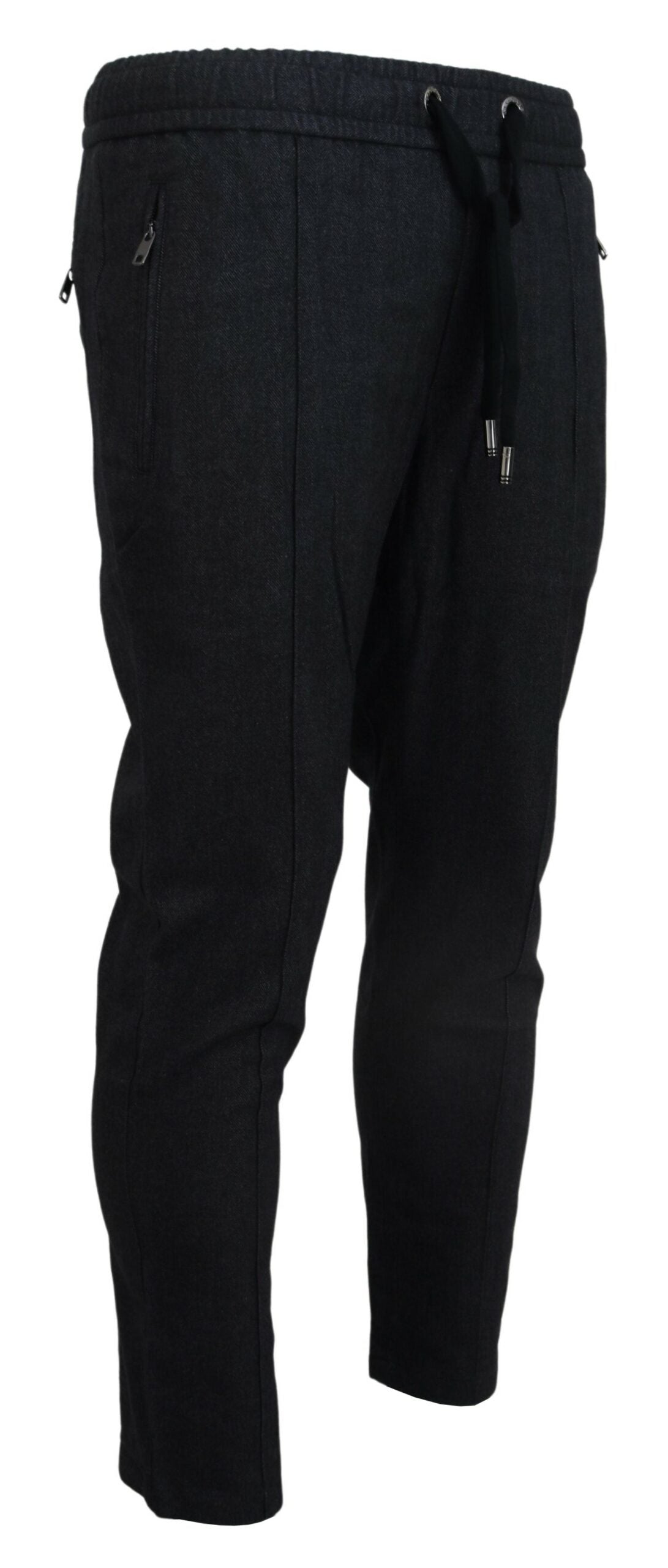 Pantalon jogging homme en coton gris Dolce & Gabbana
