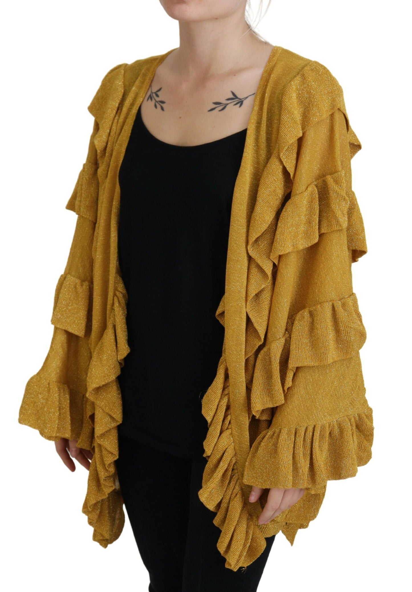 Aniye By Gold Lange Mouwen Gerimpelde Dames Cardigan Trui