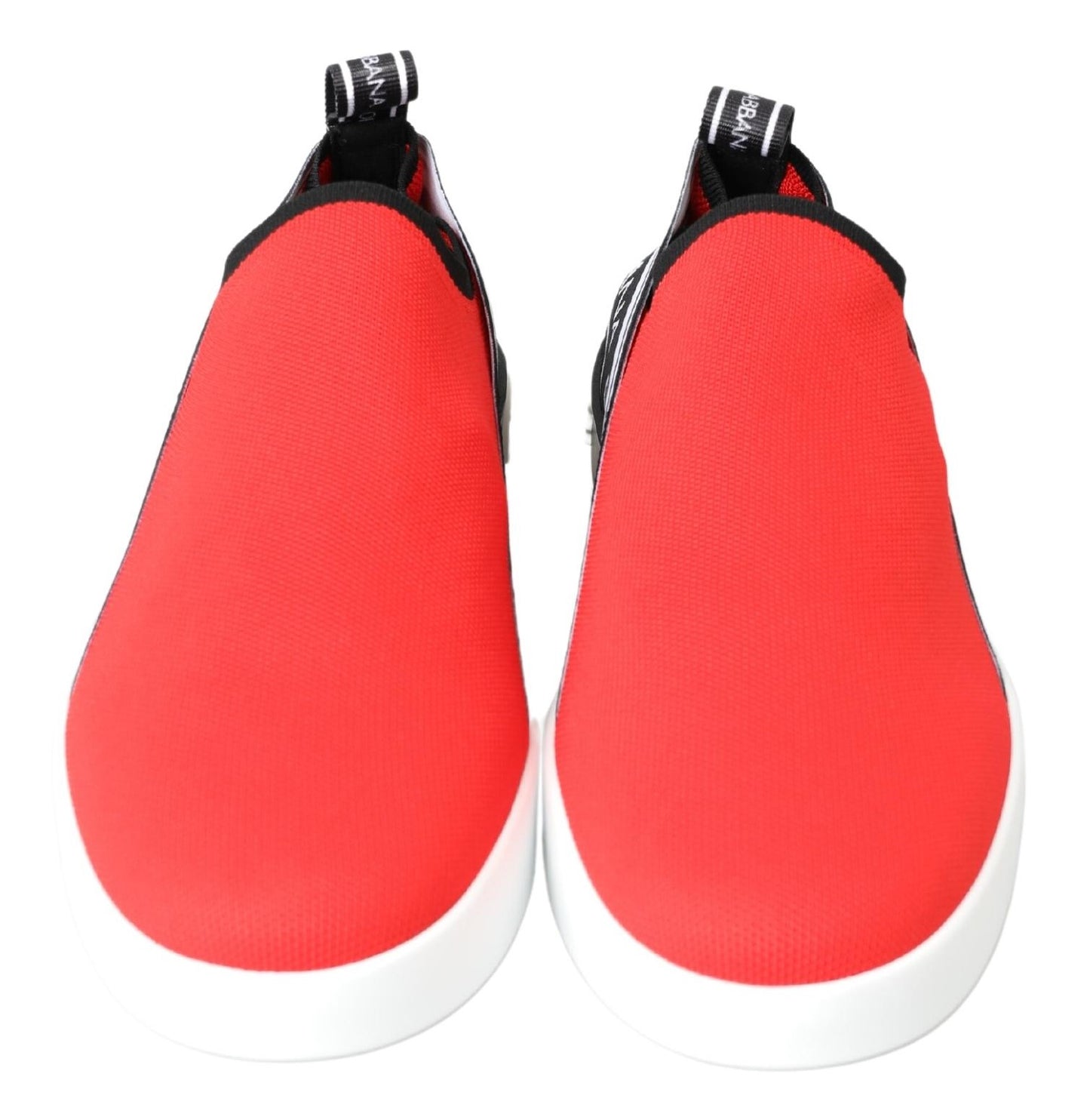 Baskets plates et mocassins rouges et blancs Dolce & Gabbana
