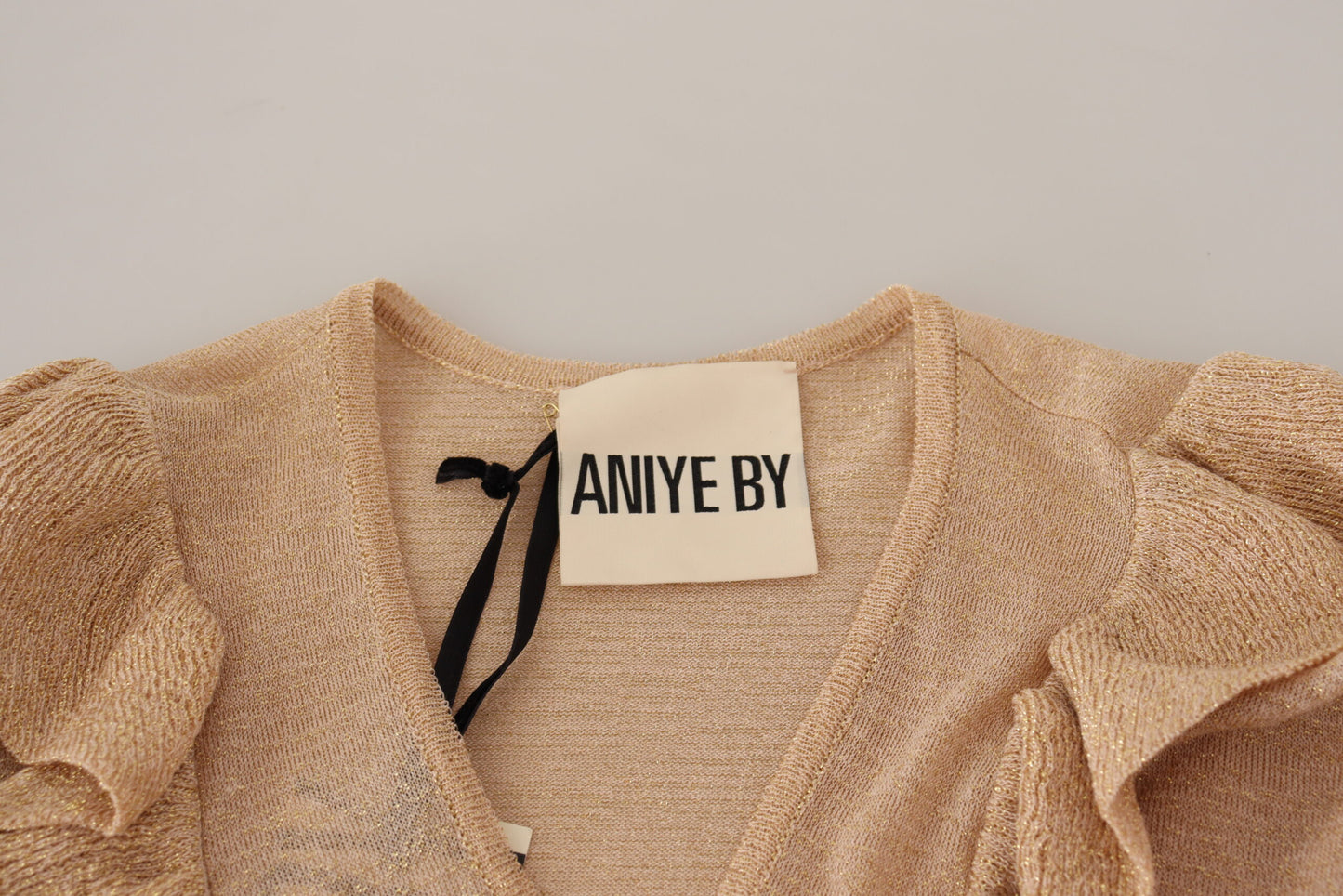 Aniye By Beige Ruffle Lange Mouwen Open Vorm Cardigan Trui