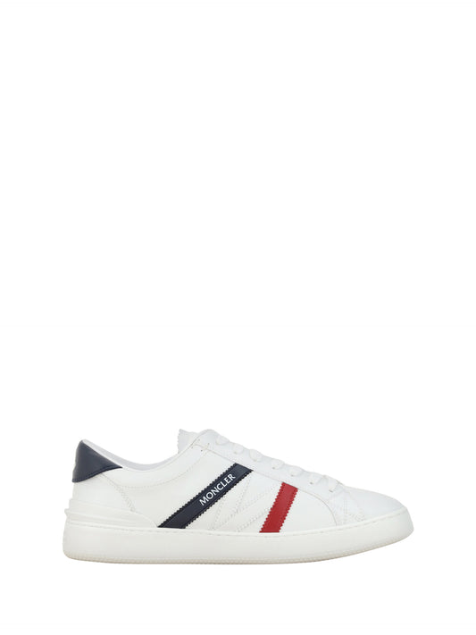 Moncler Monaco M herensneakers in elegant wit.