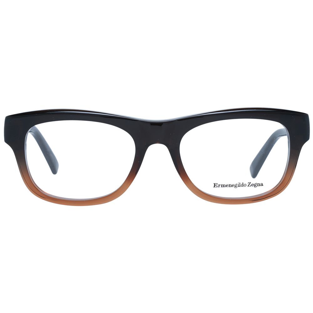 Monture de lunettes pour homme marron Ermenegildo Zegna