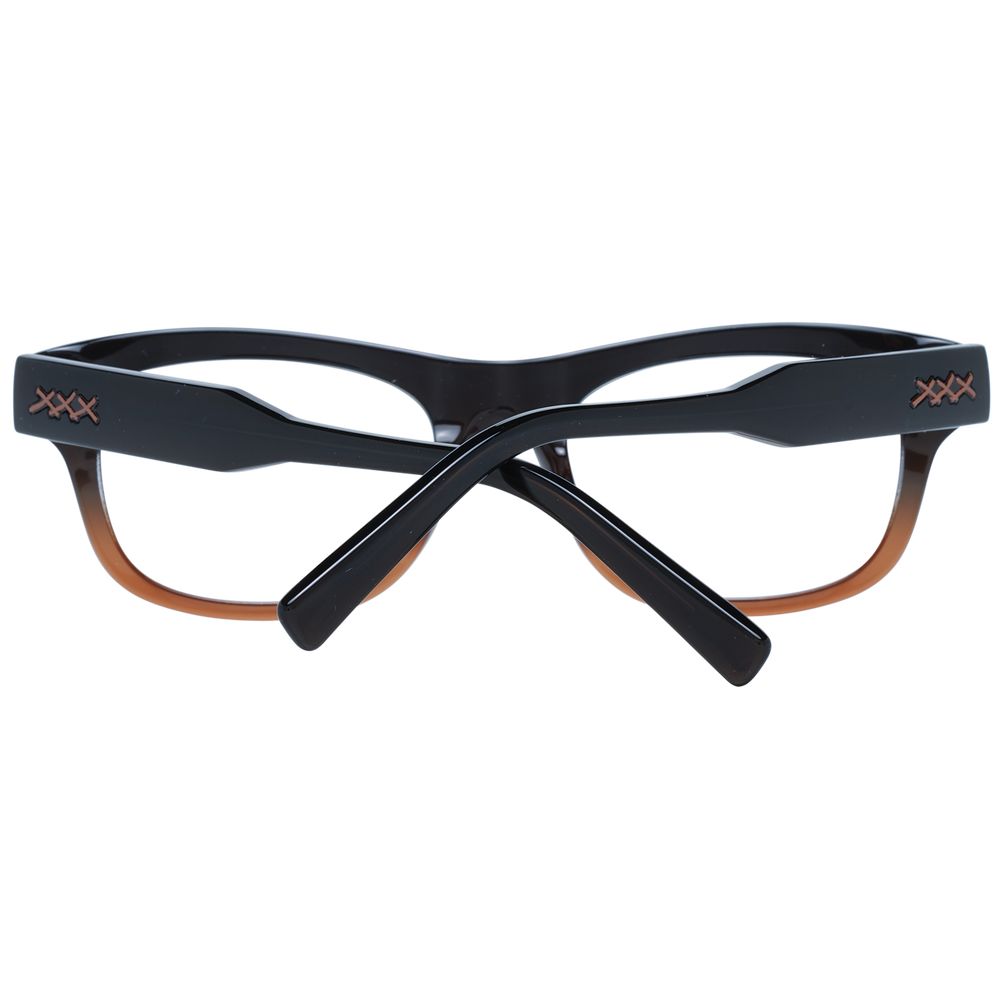 Monture de lunettes pour homme marron Ermenegildo Zegna