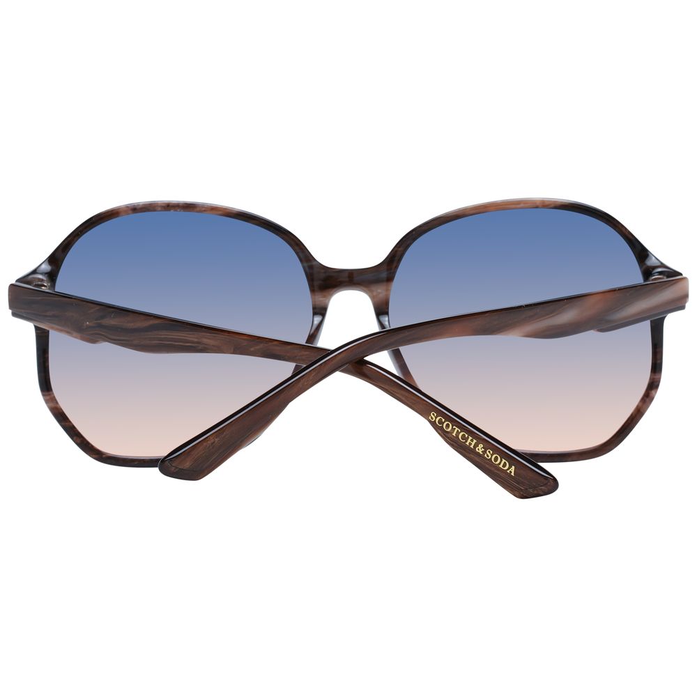 Lunettes de soleil pour femme marron Scotch & Soda