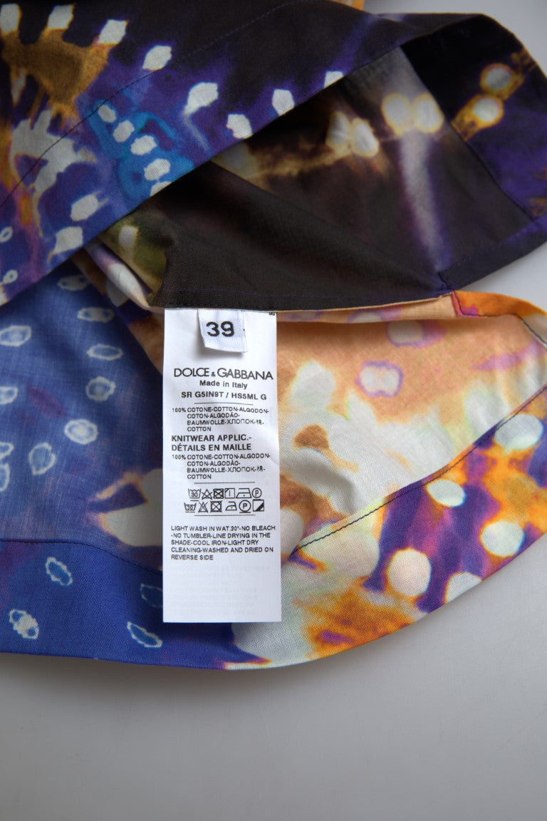 Polo en coton à imprimé Luminaire Dolce & Gabbana pour homme