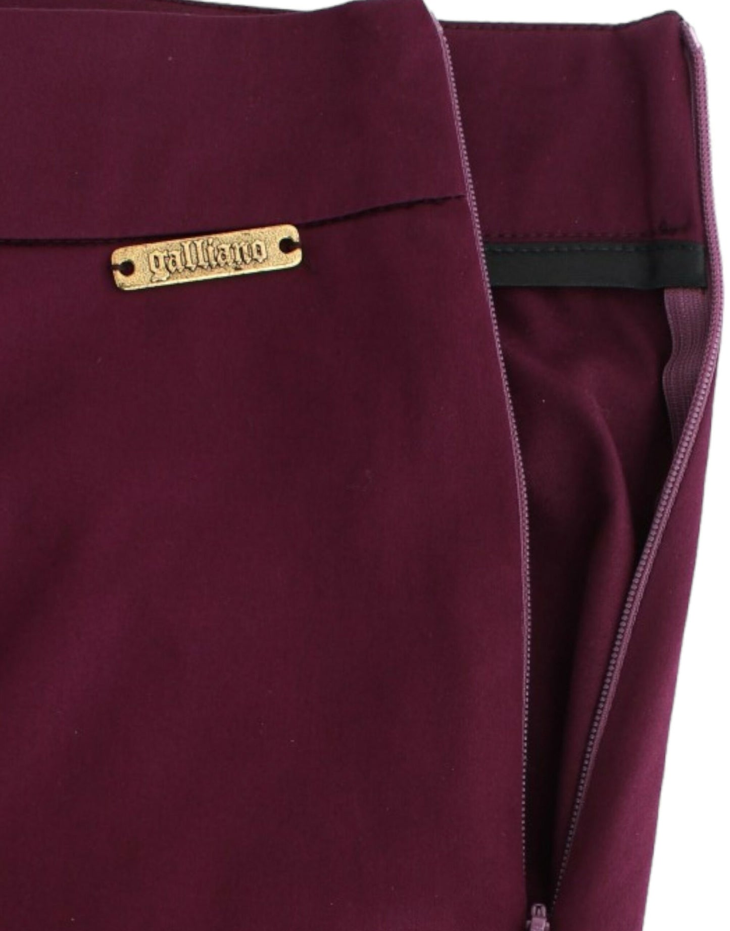 Pantalon slim violet de John Galliano