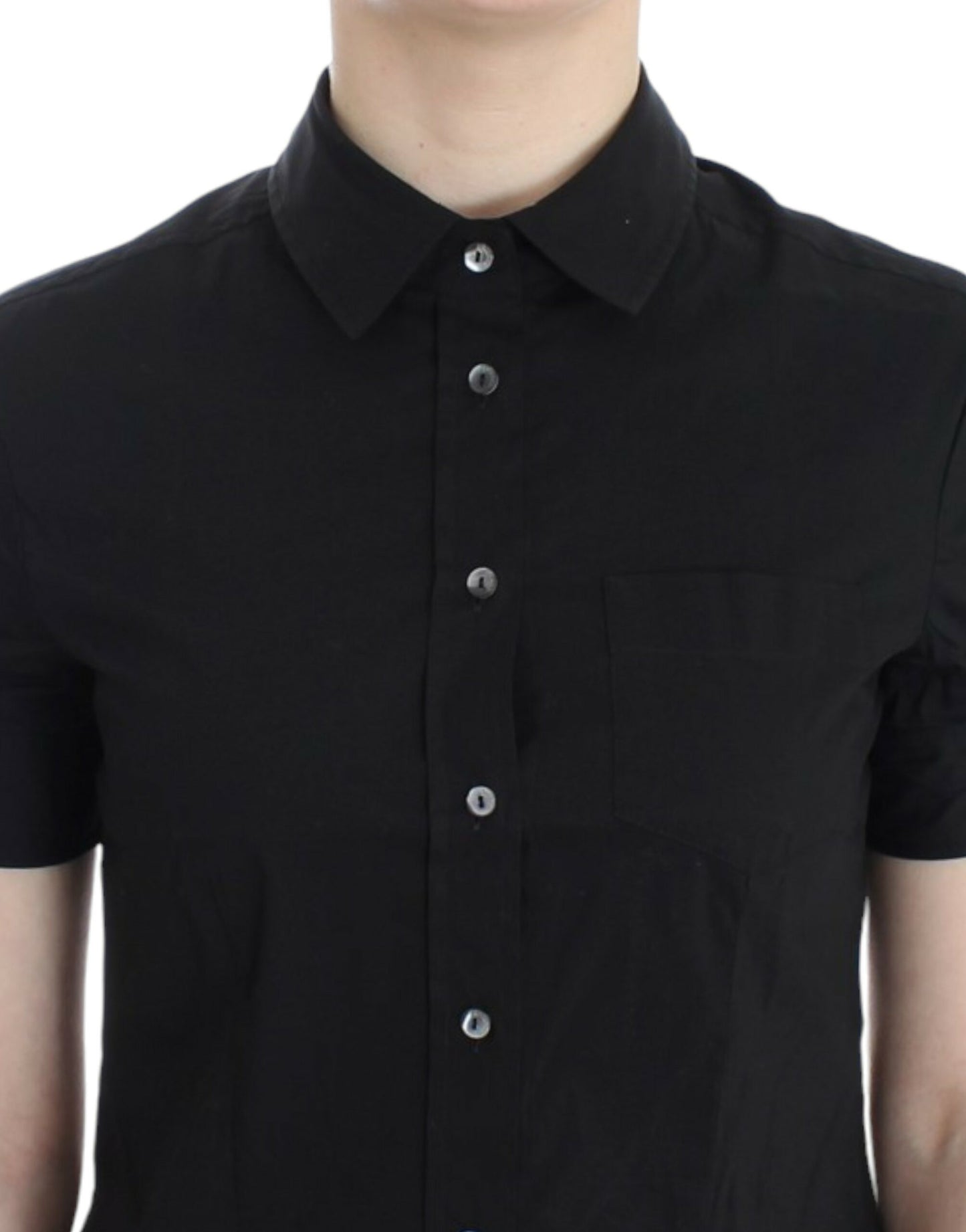 Haut en coton noir de John Galliano