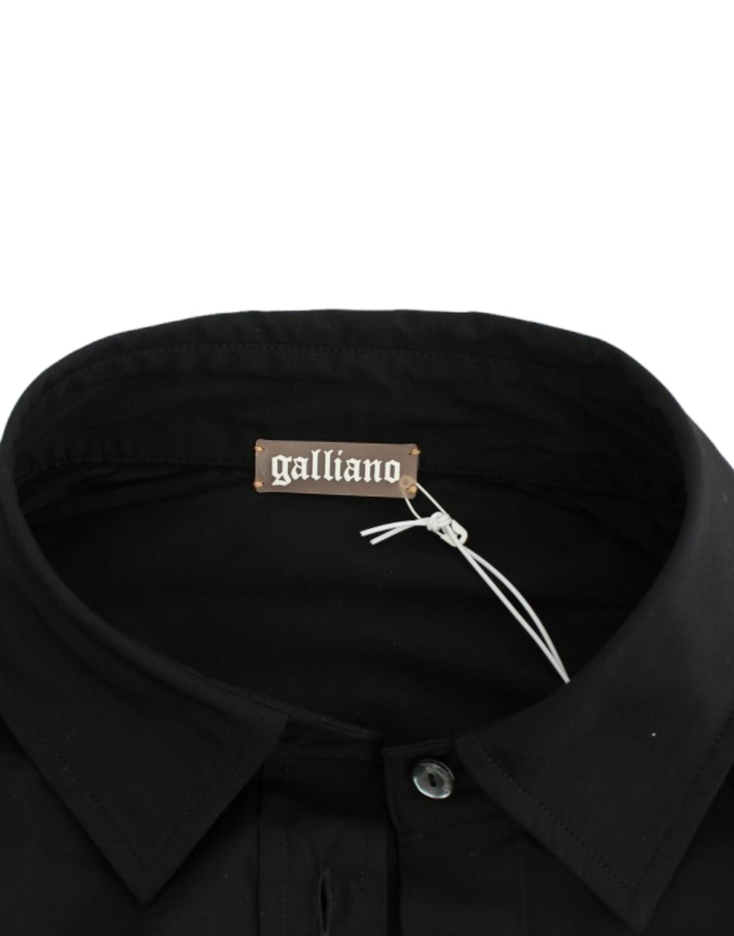 Haut en coton noir de John Galliano