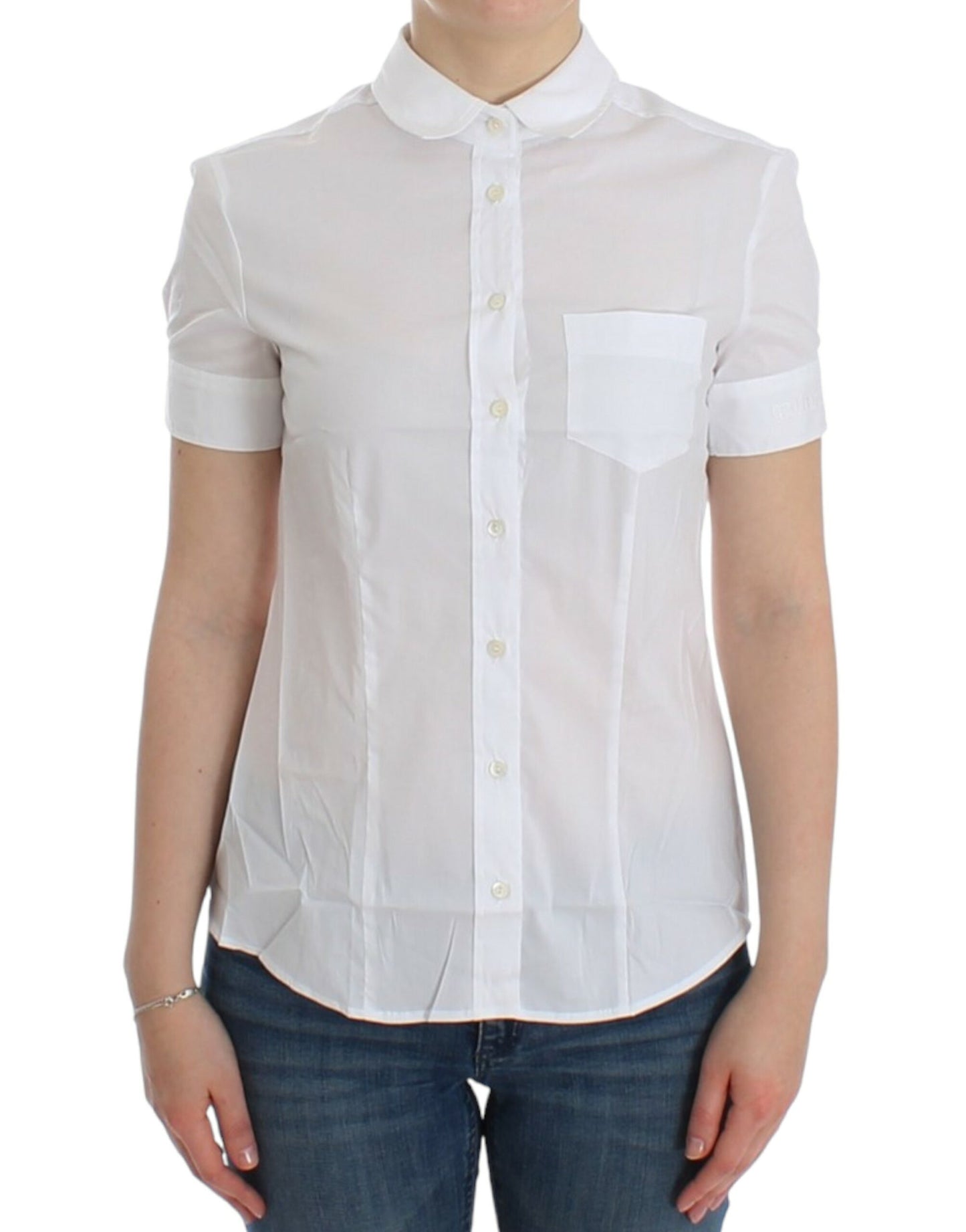 Haut chemise en coton blanc de John Galliano
