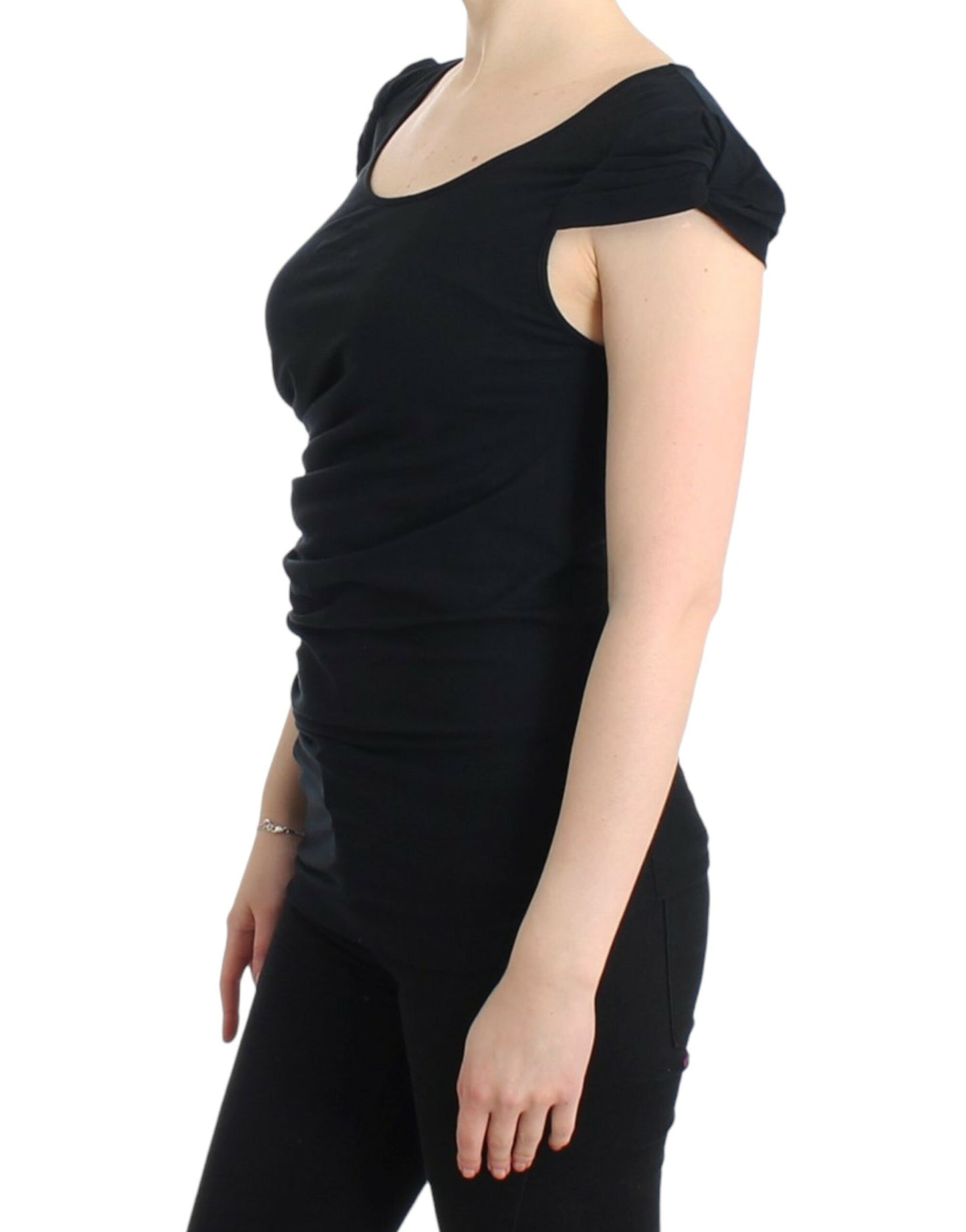 Top en coton noir de Cavalli