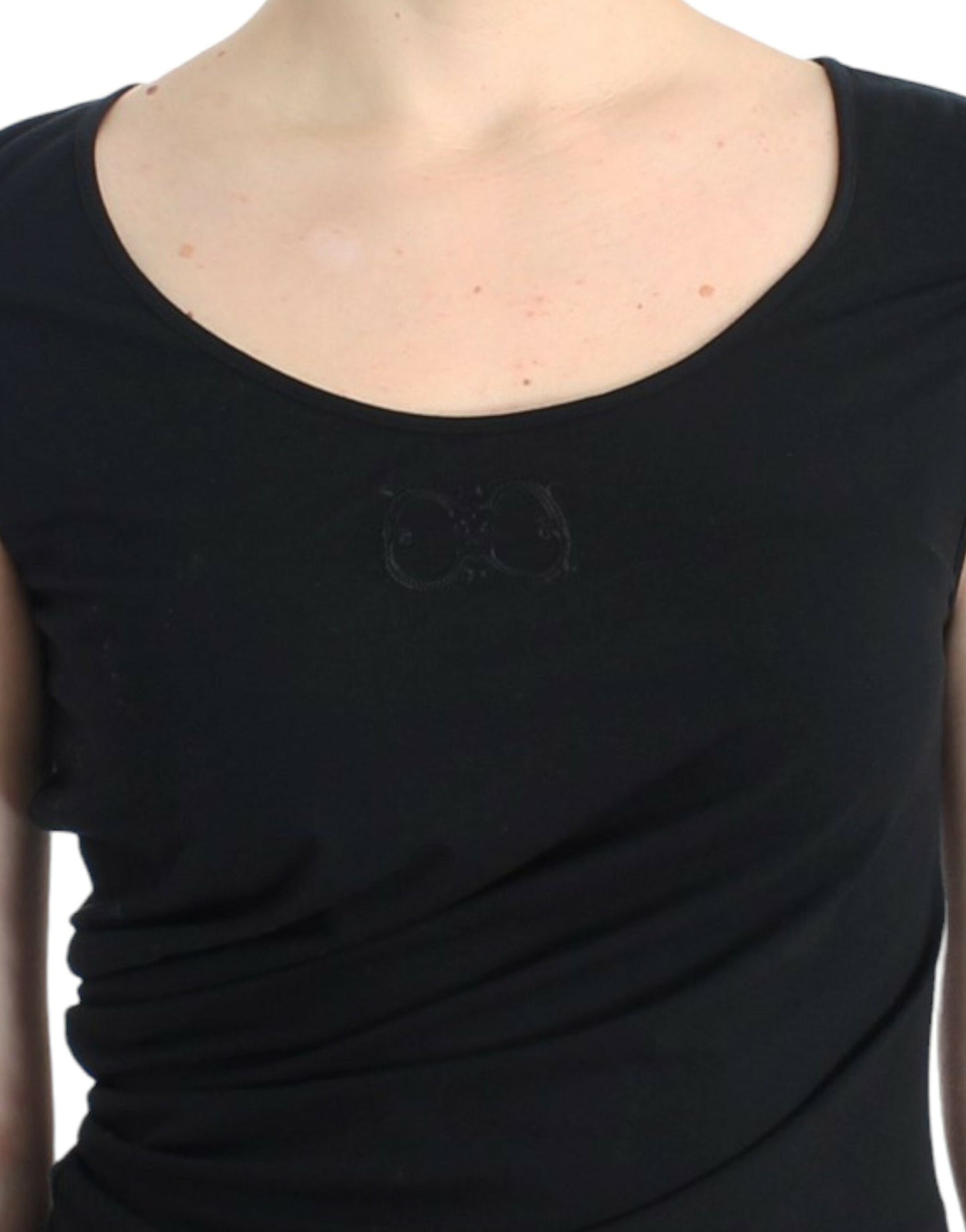 Top en coton noir de Cavalli
