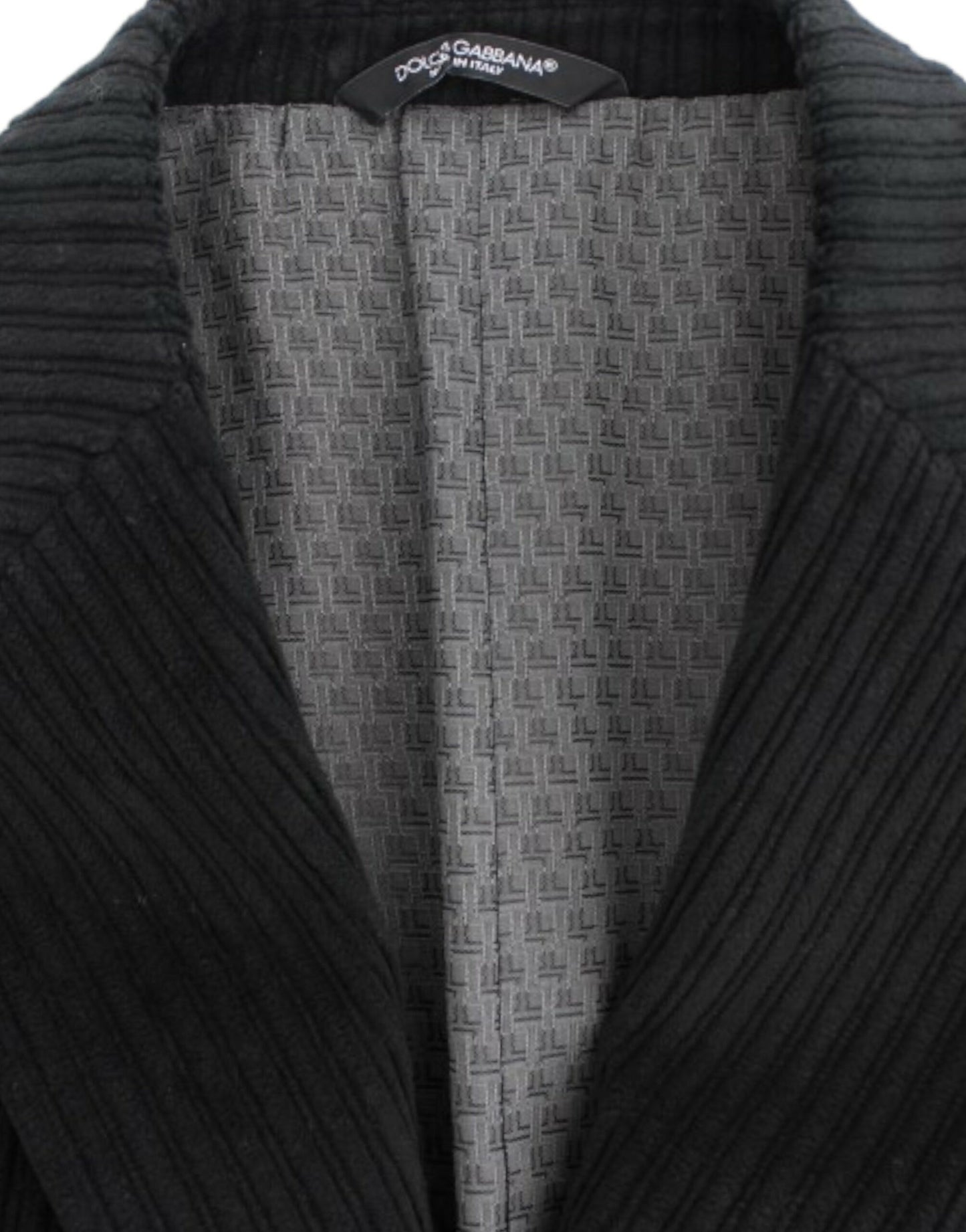 Dolce & Gabbana Blazer MARTINI en jersey noir