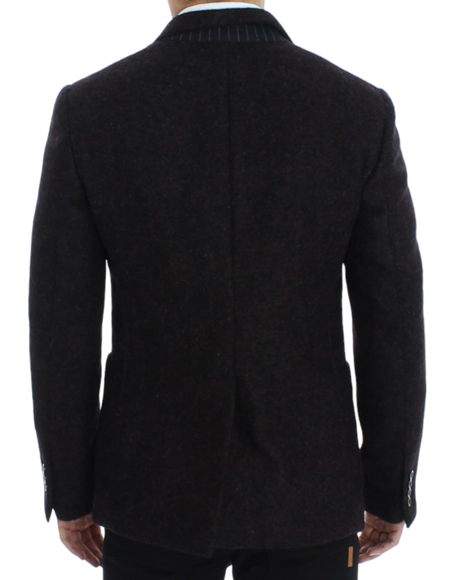 Dolce & Gabbana, blazer bordeaux en alpaga à deux boutons
