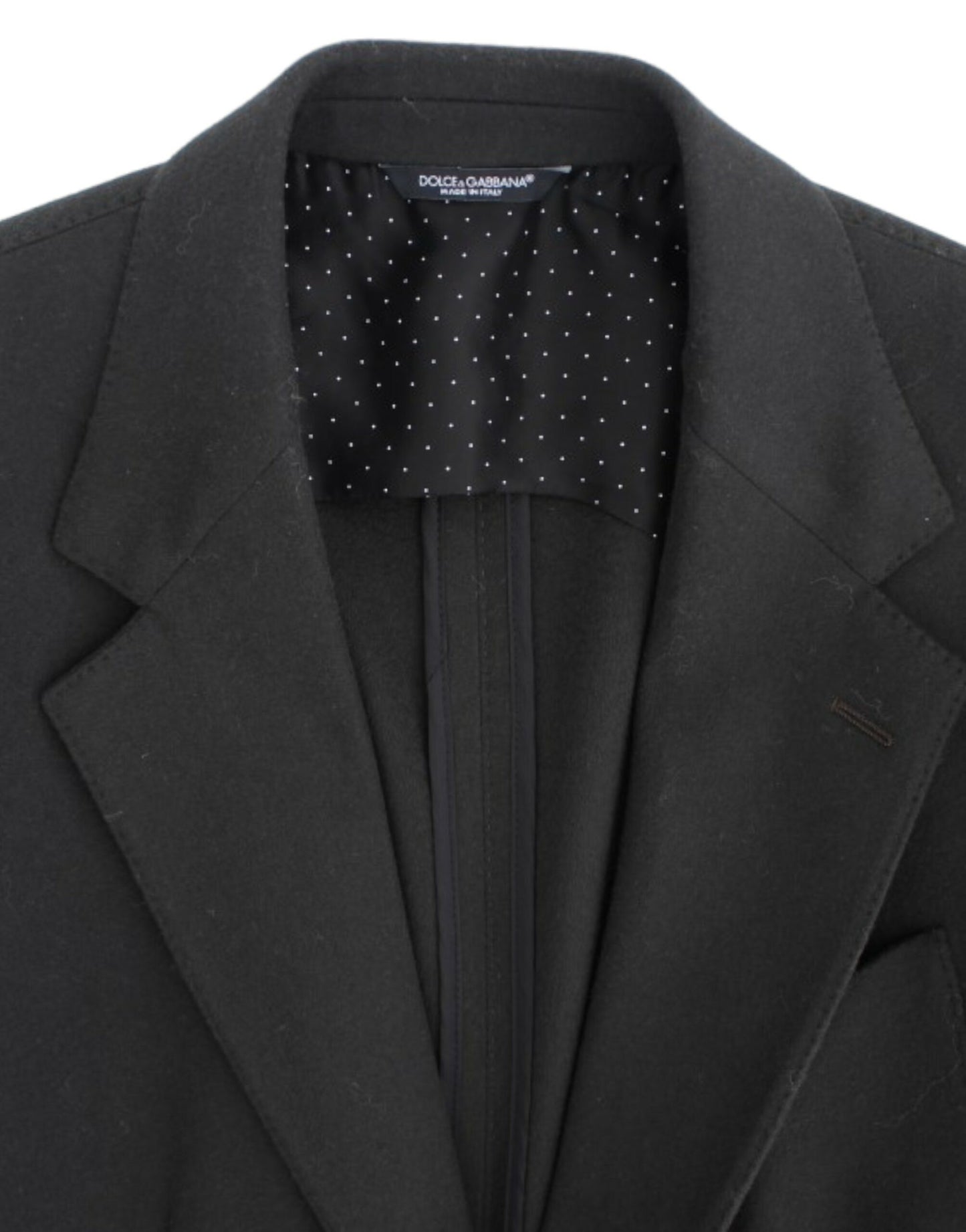 Dolce & Gabbana, blazer vert en cachemire à deux boutons